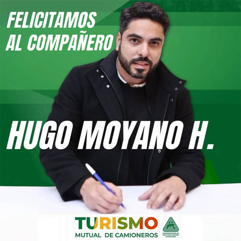 Felicitamos Hugo Moyano (h.)
